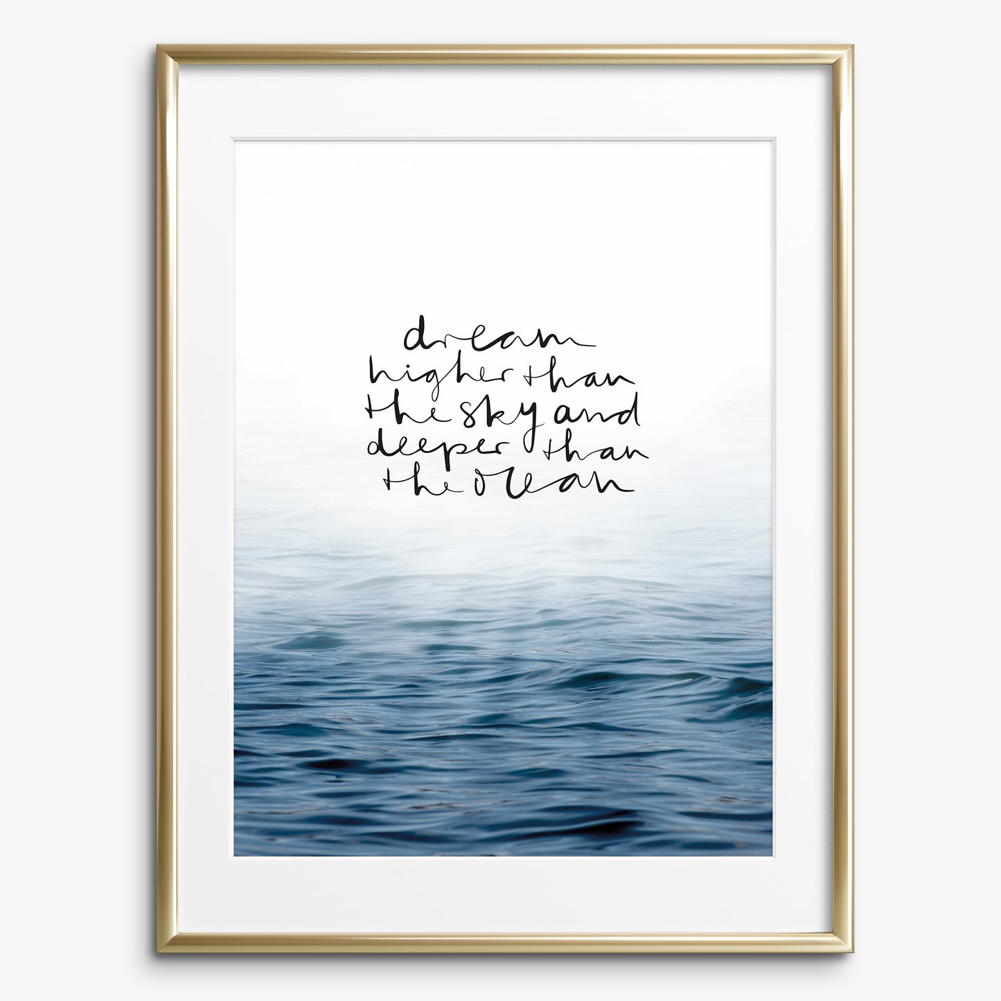 Tales by Jen Poster "Dream higher than the sky and deeper than the ocean"