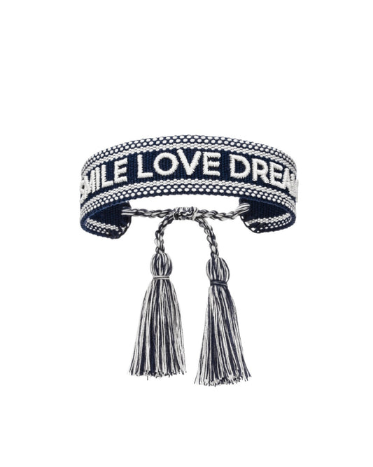 Smile love dream Statement Armband